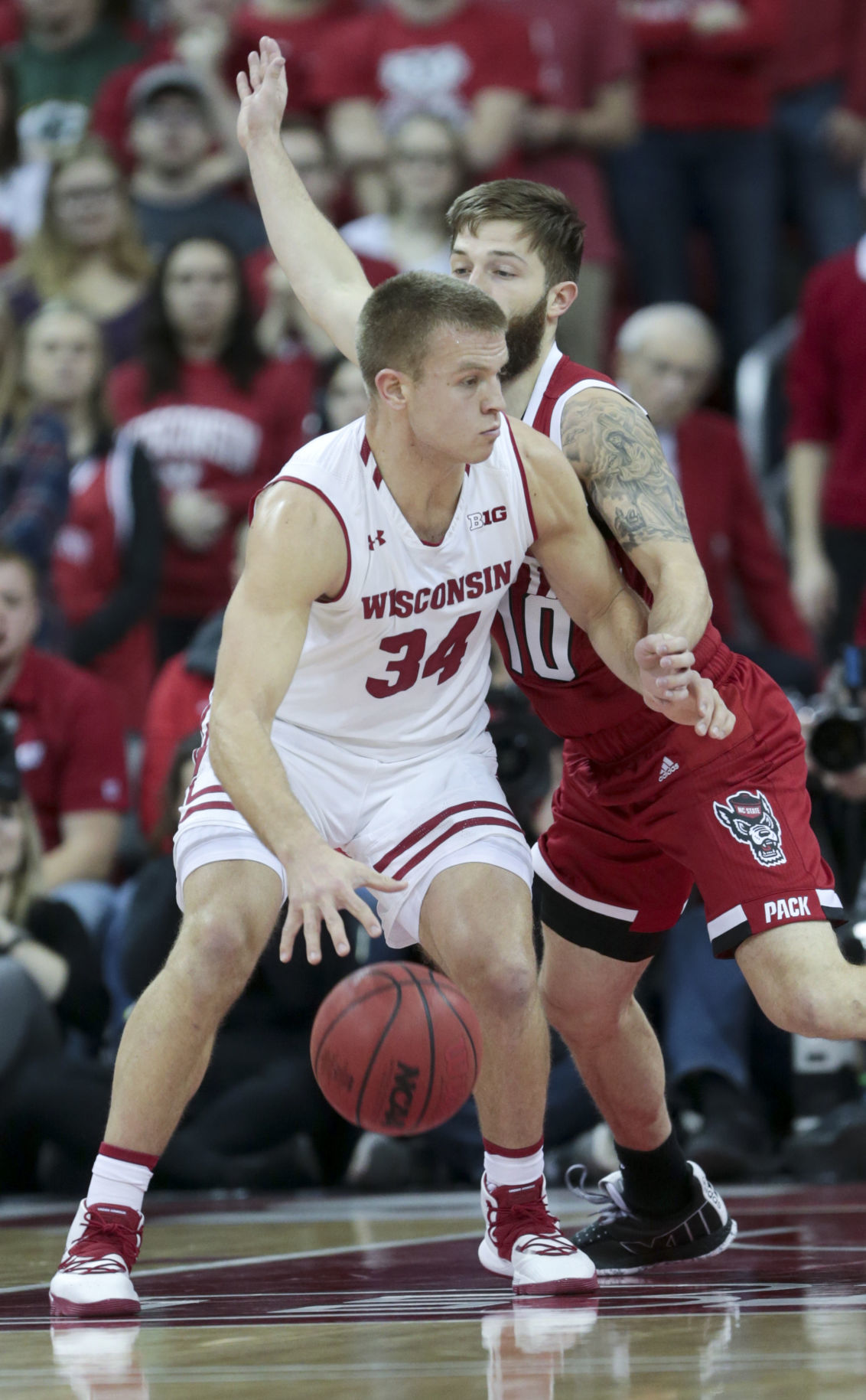 Badgers 79, Wolfpack 75